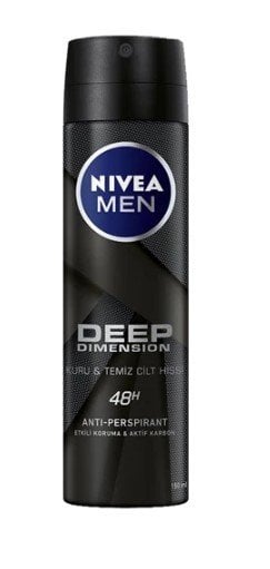 Nivea Men Deep Dimension Sprey Deodorant 150 Ml