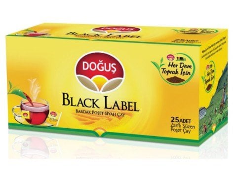 Doğuş Bardak Poşet Çay Black Label 25'li