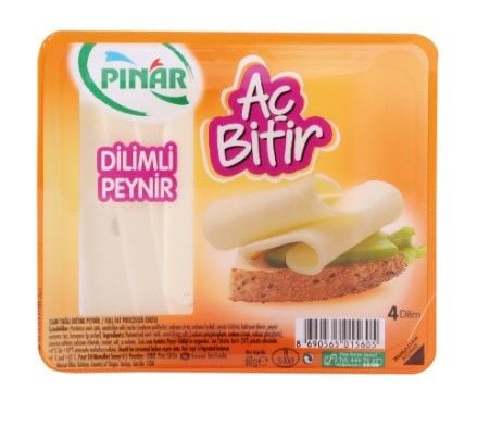 Pınar Aç Bitir Dilimli Peynir 60gr