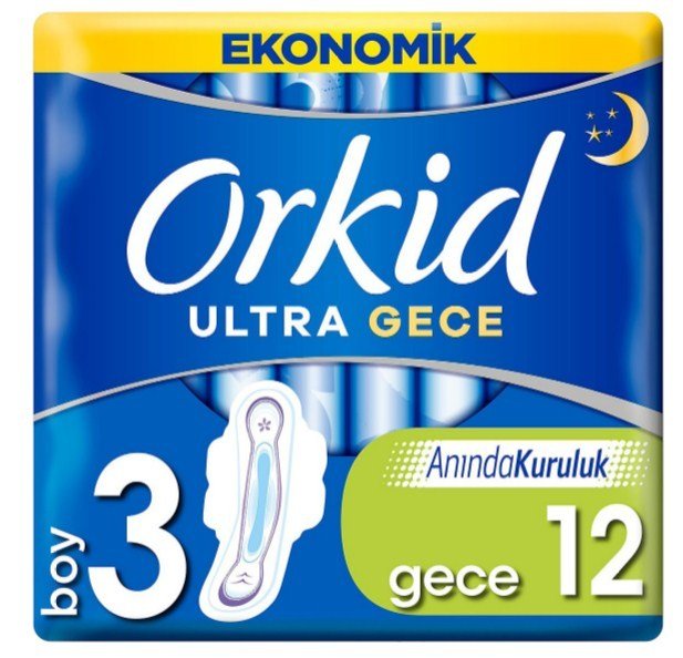 Orkid Ultra Gece 12'li Ekonomik Paket