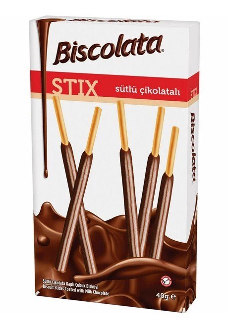 Biscolata Stix Çikolatalı 40 Gr