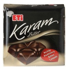 Eti Karam Bitter %45 Kakaolu Kare Çikolata 60 Gr