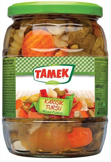 Tamek Turşu Karışık 680 Gr Cam