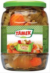 Tamek Turşu Karışık 680 Gr Cam