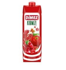 Dimes Meyve Suyu Kırmızı Meyveler 1 Lt