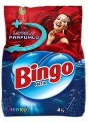 Bingo Toz Çamaşır Deterjanı Renkli 4 Kg