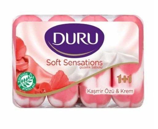 Duru Güzellik Sabunu 1+1 Kaşmir Özü & Krem 4'lü