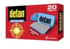 Detan Süper Mat Tablet 20' Li