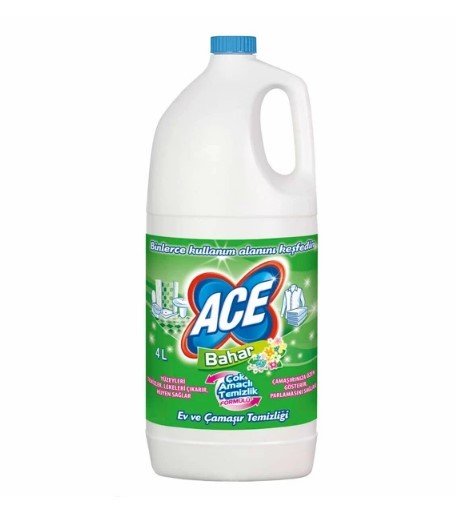 Ace Çamaşır Suyu Bahar Kokulu 4 Lt