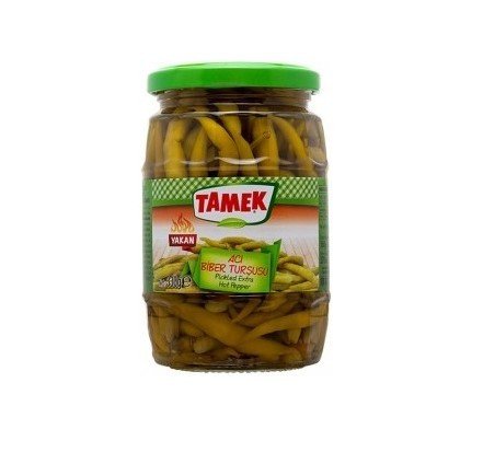 Tamek Yakan Acı Biber Turşusu 330 Gr