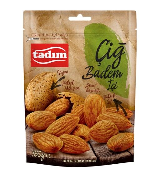 Tadım Çiğ Badem 180 Gr