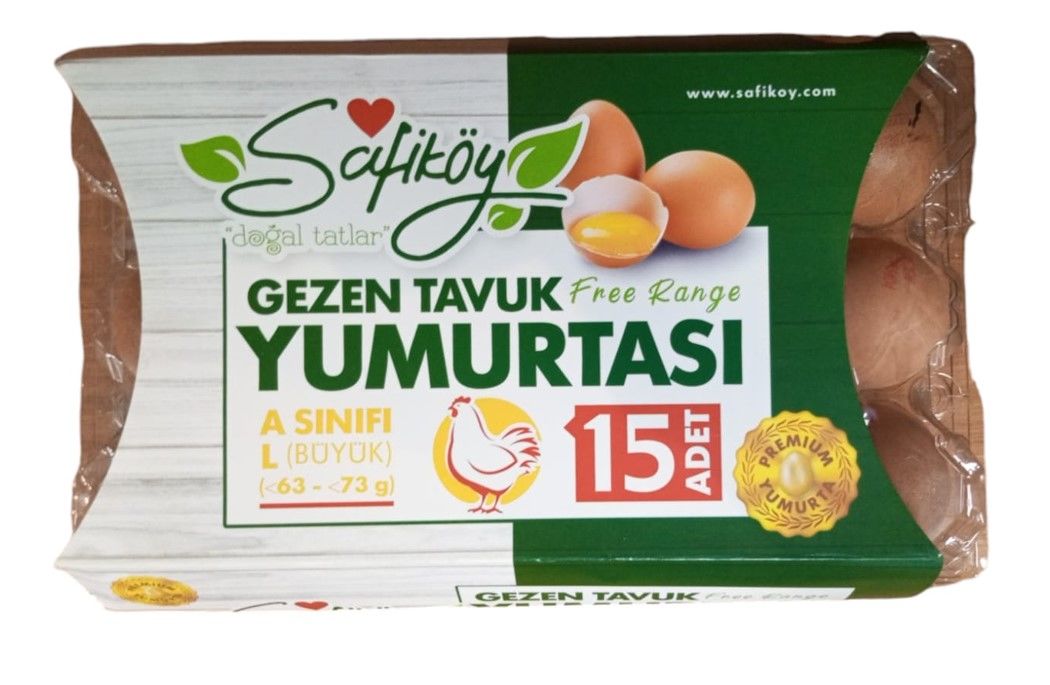 Safiköy Gezen Tavuk Yumurtası 15li