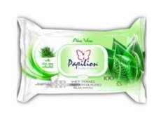 Papilion Islak Mendil Aloe Vera 100'lü