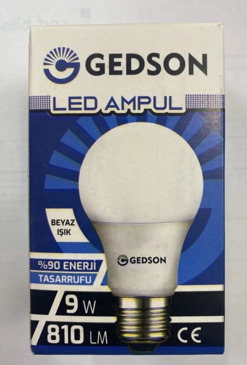 Gedson Ampul Led 9w Beyaz