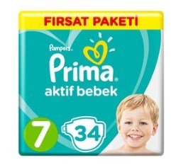 Prima Aktif Bebek Fırsat Paketi 7 No 34'lü