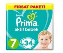Prima Aktif Bebek Fırsat Paketi 7 No 34'lü