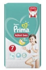 Prima Külot Bez Tekli Paket 7 No 14'lü