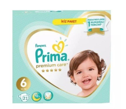 Prima Premium Care İkiz No:6 Extra Large 21 Adet Bebek Bezi