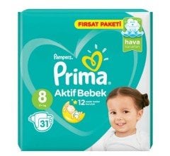 Prima AB Fırsat Paketi 8 Beden 31'li