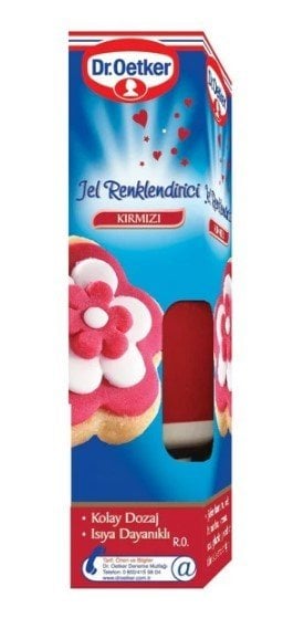 Dr. Oetker Renklendirici Jel Kırmızı 10 Gr