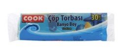 Cook Okyanus Kokulu Çöp Torbası Banyo 30'lu