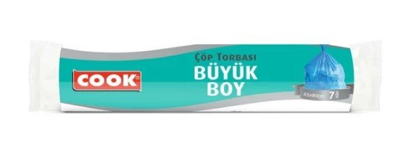 Cook Çöp Torbası Büyük Boy 7'li