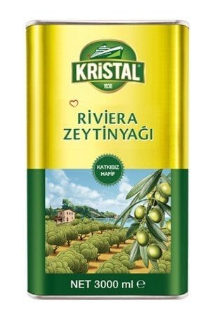 Kristal Riviera Zeytinyağı Teneke 3 Lt