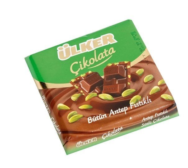 Ülker Çikolata Antep Fıstıklı Kare 65 Gr