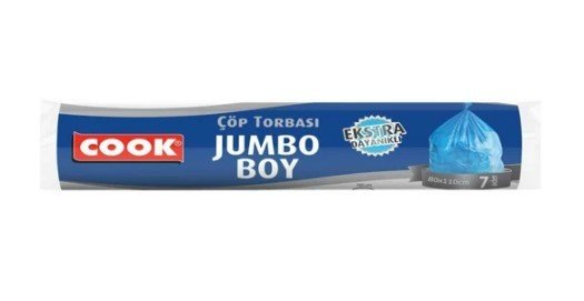 Cook Ekstra Kalın Çöp Torbası Jumbo Boy 7'li