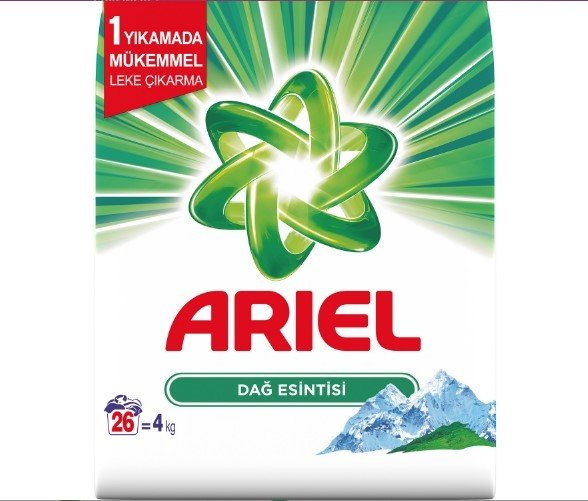 Ariel Toz Çamaşır Deterjanı Dağ Esintisi 4 Kg
