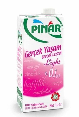 Pınar Extra Light Süt 1 Lt