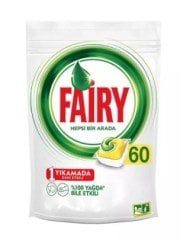 Fairy Hepsi Bir Arada Limon Kokulu 60'lı