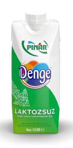 Pınar Denge Laktozsuz Süt 500 Ml