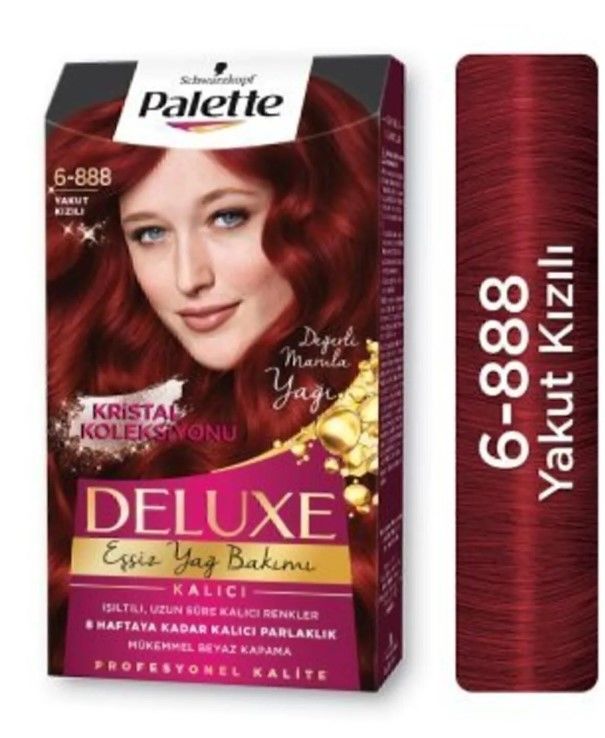 Palette Saç Boyası 6.888 Yakut Kızılı