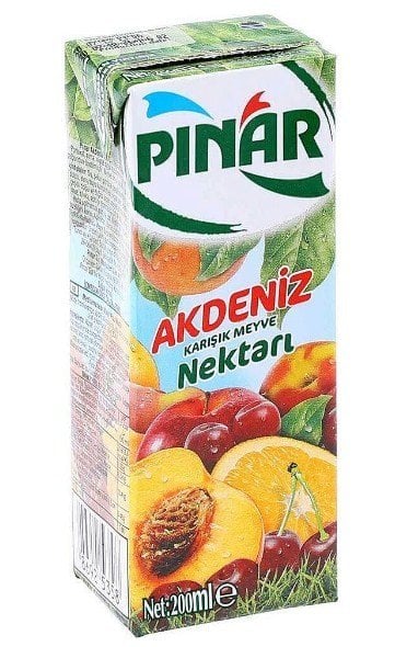 Pınar Meyve Suyu Akdeniz Nektarı 200 Ml