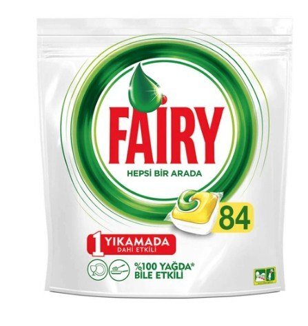 Fairy Hepsi Bir Arada Limon Kokulu 84'lü