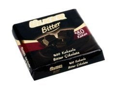 Ülker Çikolata Bıtter %80 Kakao Kare 60 Gr