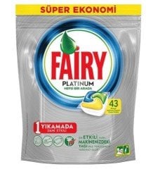 Fairy Platinum Limon Kokulu Tablet 43'lü