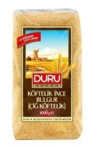 Duru Çiğ Köftelik İnce Bulgur 1 Kg