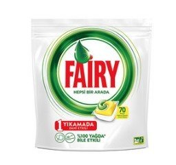 Fairy Hepsi Bir Arada Limon 70 Yıkama