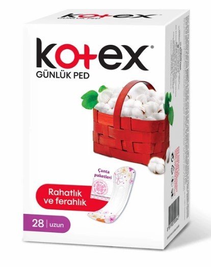 Kotex Uzun Günlük Ped 28'li