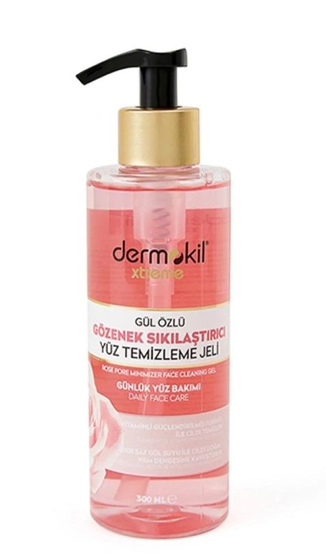 Dermokil Sıkılaştırıcı Yüz Temizleme Jeli Gül Özlü 300ml
