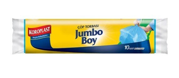 Koroplast Jumbo Boy Çöp Torbası 10'lu