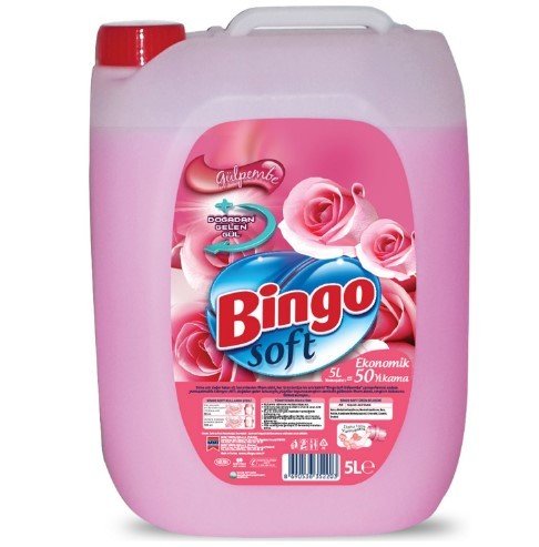 Bingo Soft Gül Pembe 5 Lt