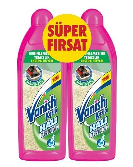 Vanish Kosla Halı Temizleyici Makine Yıkama 2'li Paket 2x900 Gr