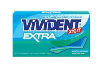 Vivident Extra Sakız Mentol&Nane Aromalı 26 Gr