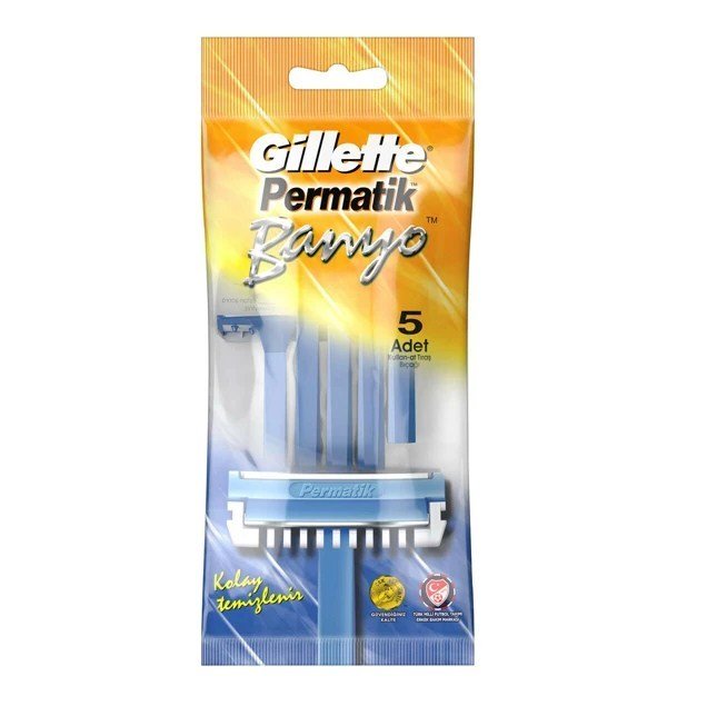 Gillette Permatik Banyo Kullan At Tıraş Bıçağı 5'li