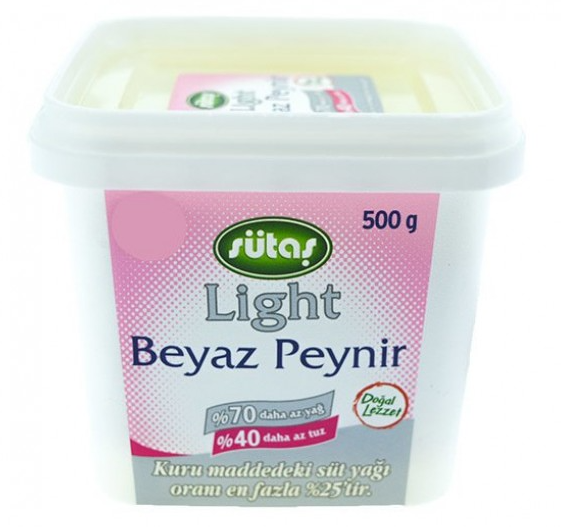 Sütaş Light Beyaz Peynir 500 Gr