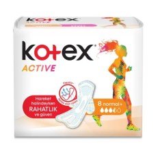 Kotex Active Tekli Normal 8'li