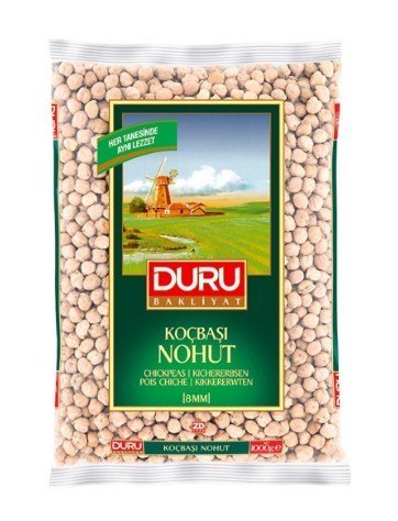 Duru Koçbaşı Nohut  8 mm 1000 Gr